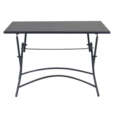 ROMANUS - tavolo in acciaio pieghevole da esterno