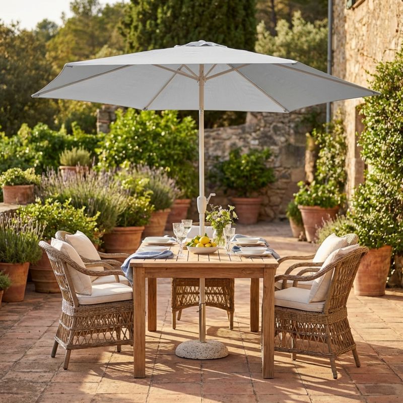 MARITUS - ombrellone tondo da giardino palo centrale 3 m