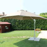 BACTRUS - ombrellone da giardino decentrato 3 x 4 m