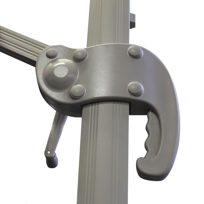 BACTRUS - ombrellone da giardino decentrato 3 x 4 m