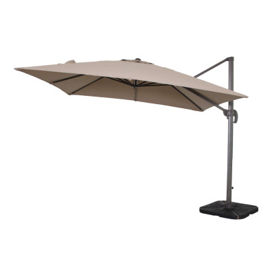 BACTRUS - ombrellone da giardino decentrato 3 x 4 m