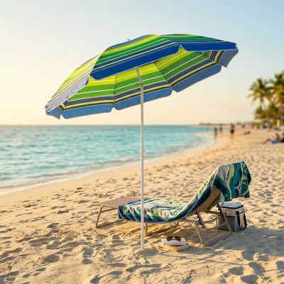 ombrellone da spiaggia poly tondo 1,80 m / palo da 22 mm