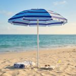 ombrellone da spiaggia poly tondo 1,80 m / palo da 32 mm