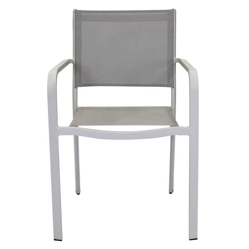 SPLENDOR - set tavolo in alluminio cm 200/300 x 110 x 75 h con 6 poltrone Splendor