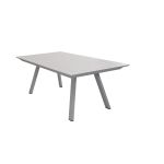 SPLENDOR - set tavolo in alluminio cm 200/300 x 110 x 75 h con 8 poltrone Splendor