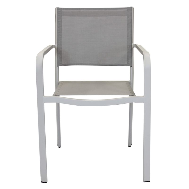 SPLENDOR - set tavolo in alluminio cm 200/300 x 110 x 75 h con 8 poltrone Splendor