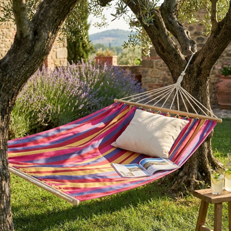 ENOLA - amaca di cotone naturale assortita