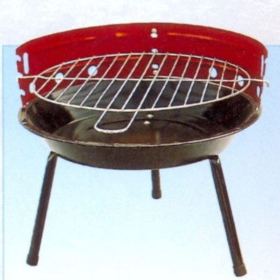 Barbecue a carbonella da campeggio con griglia
