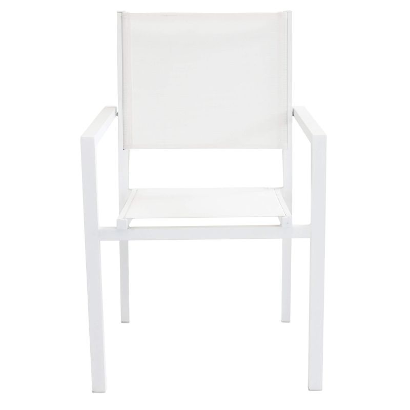 DEXTER - set tavolo in alluminio cm 200/300 x 100 x 74 h con 6 poltrone Venus
