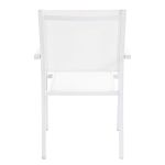 DEXTER - set tavolo in alluminio cm 200/300 x 100 x 74 h con 6 poltrone Venus