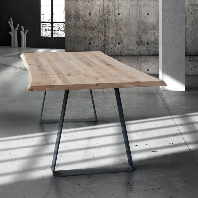 ALVIN - tavolo da pranzo moderno con piano da 4 cm