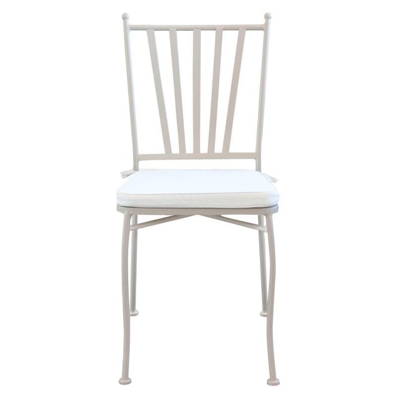 VENTUS - set tavolo in alluminio e teak cm 160 x 90 x 74 h con 6 sedie Ventus