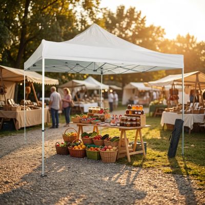 LEVIS - gazebo pieghevole e richiudibile completo di sacca protettiva in alluminio 3 x 3 m