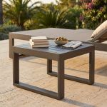 ARGENTUM - tavolino da giardino in alluminio