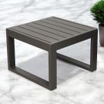 ARGENTUM - tavolino da giardino in alluminio