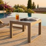 ARGENTUM - tavolino da giardino in alluminio