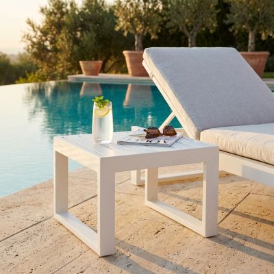 ARGENTUM - tavolino da giardino in alluminio