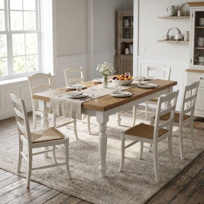 BARRETT - tavolo da pranzo moderno allungabile in rovere