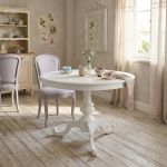 BARRY - tavolo da pranzo allungabile in legno massello tondo