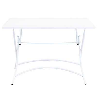 ROMANUS - set tavolo in alluminio e teak cm 110 x 70 x 72 h con 4 poltrone Romanus