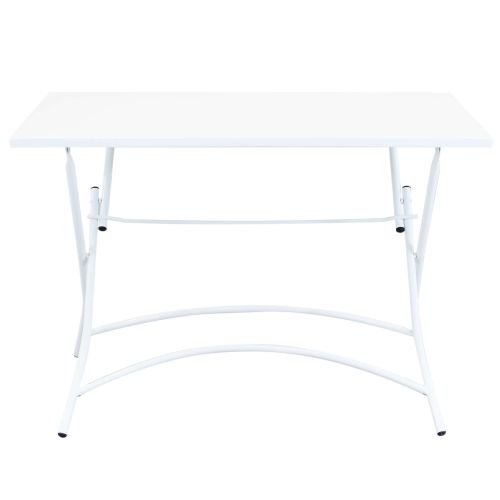 ROMANUS - set tavolo in metallo cm 110 x 70 x 72 h con 4 poltrone Romanus