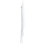 ROMANUS - set tavolo in metallo cm 110 x 70 x 72 h con 4 poltrone Romanus