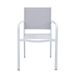 SPLENDOR - set tavolo in alluminio cm 200/300 x 110 x 75 h con 6 poltrone Splendor