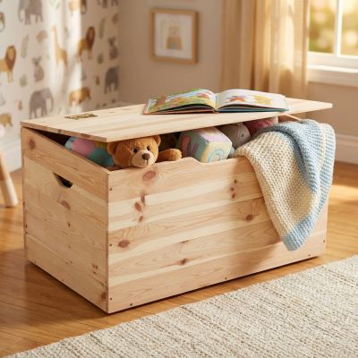 cassapanca pino levigato 100 cm