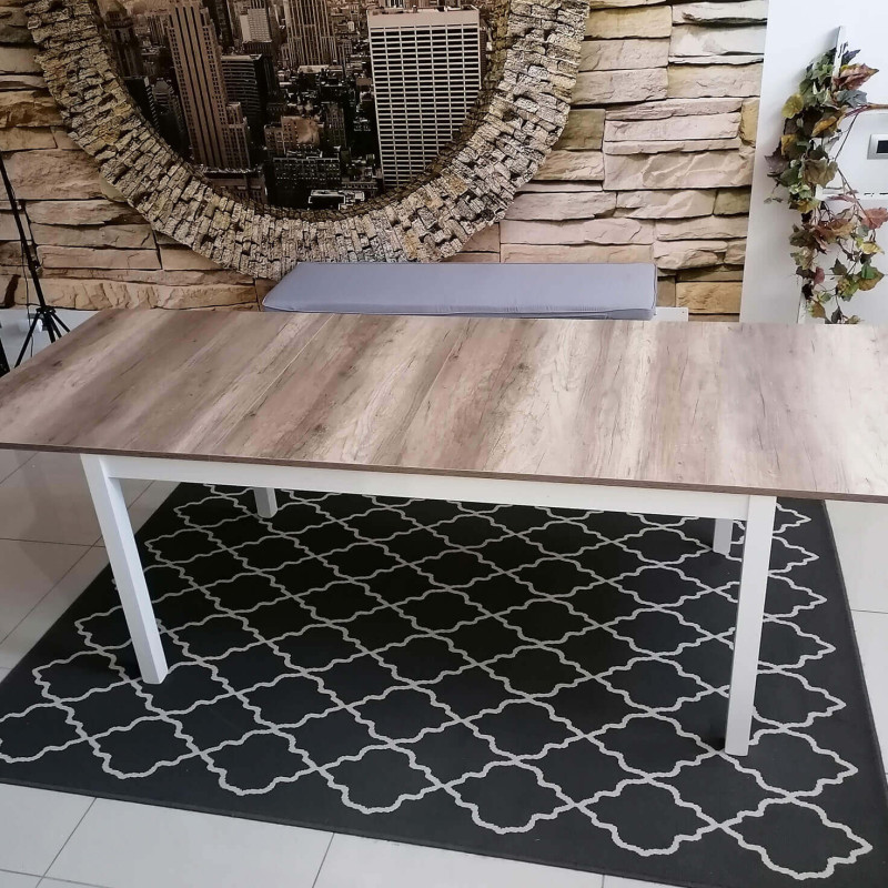 BENTLEY - tavolo da pranzo moderno allungabile in legno