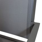 SPLENDOR - set tavolo in alluminio cm 200/300 x 110 x 75 h con 6 poltrone Splendor