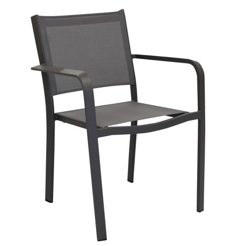 SPLENDOR - set tavolo in alluminio cm 200/300 x 110 x 75 h con 8 poltrone Splendor