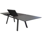 SPLENDOR - set tavolo in alluminio cm 200/300 x 110 x 75 h con 8 poltrone Splendor