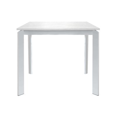 BRAXTON - tavolo da pranzo moderno allungabile in acciaio