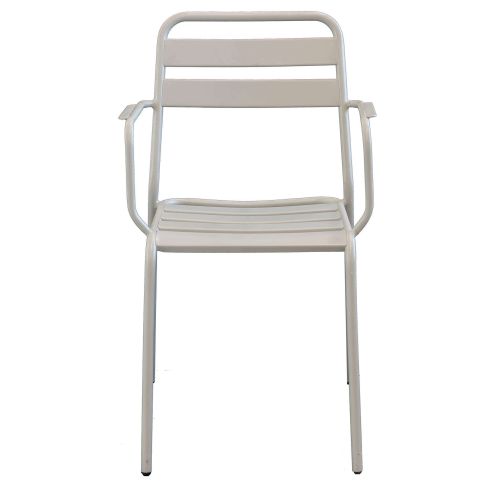 ROMANUS - set tavolo in metallo cm 70 x 70 x 72 h con 2 poltrone Romanus