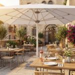 ALABARDA - ombrellone da giardino palo centrale