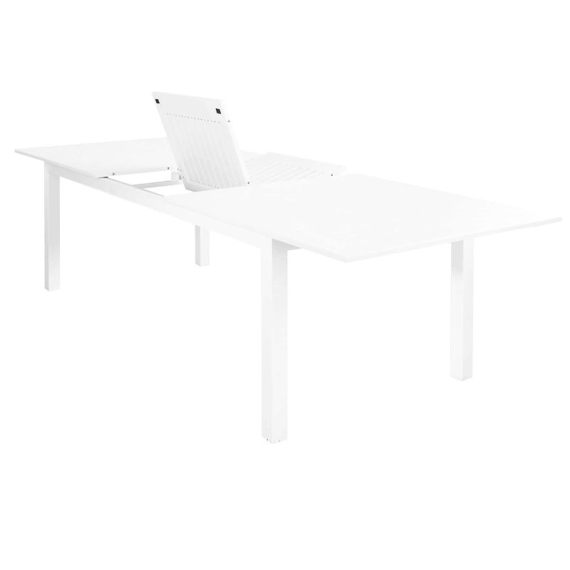 ARGENTUM - tavolo da giardino allungabile in alluminio da 220