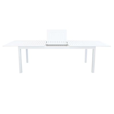 ARGENTUM - tavolo da giardino allungabile in alluminio da 220
