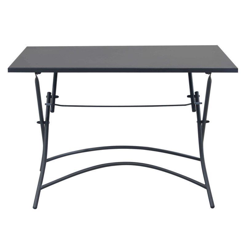 ROMANUS - set tavolo in alluminio e teak cm 110 x 70 x 72 h con 4 poltrone Romanus
