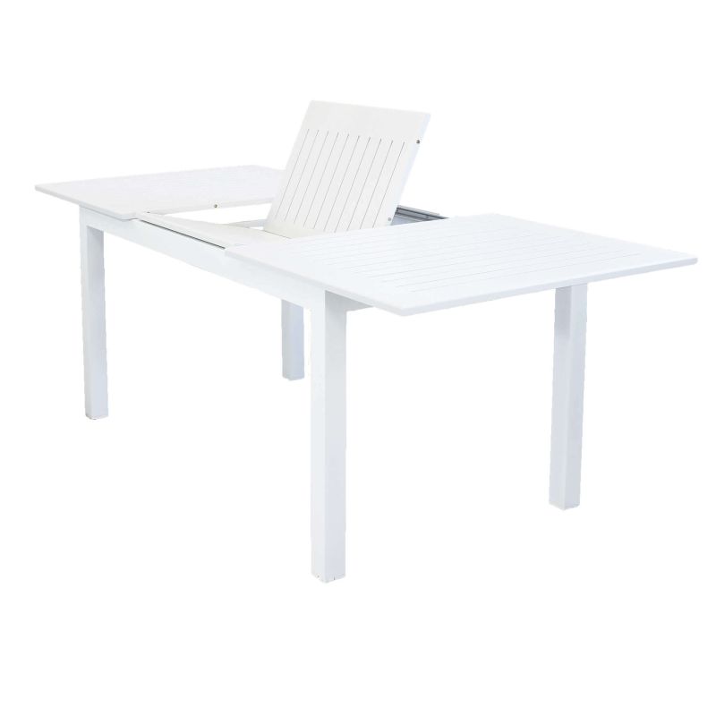 ARGENTUM - tavolo da giardino allungabile in alluminio da 150