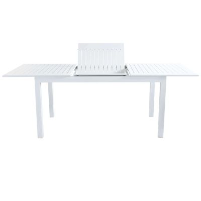 ARGENTUM - tavolo da giardino allungabile in alluminio da 150