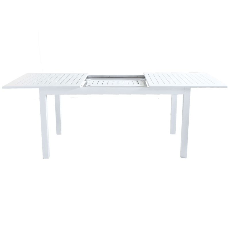 ARGENTUM - tavolo da giardino allungabile in alluminio da 150