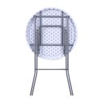 CATE - tavolo catering rotondo in acciaio e abs