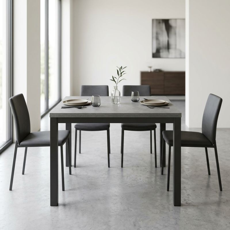 BRENDON - tavolo da pranzo moderno allungabile a libro