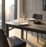 BRENDON - tavolo da pranzo moderno allungabile 110 x 70