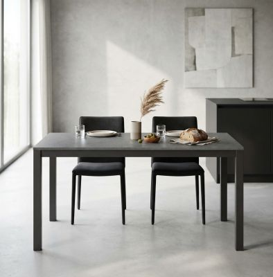 BRENDON - tavolo da pranzo moderno allungabile 110 x 70