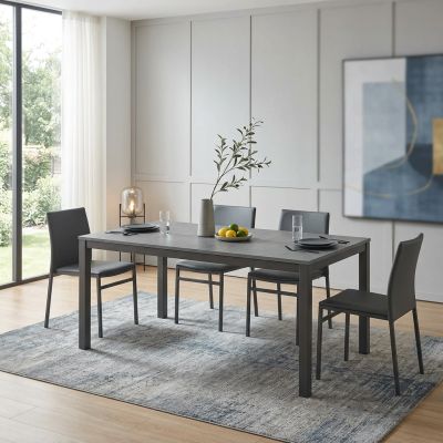 BRENDON - tavolo da pranzo moderno allungabile 140 x 80