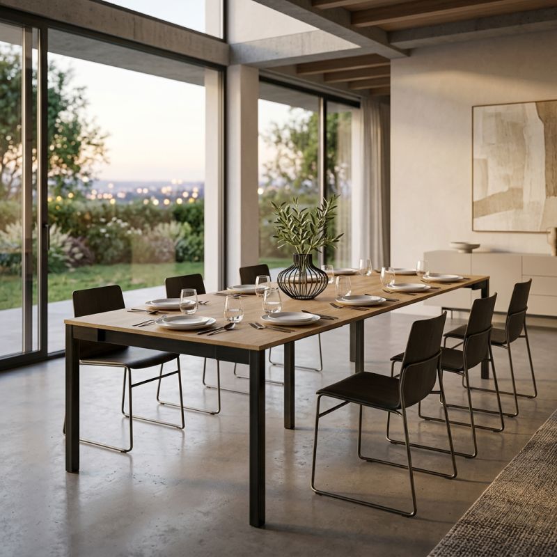 BRENT - tavolo da pranzo consolle