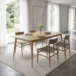 BRIAN - tavolo da pranzo moderno allungabile