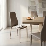 ALEXIA - sedia moderna in ecopelle