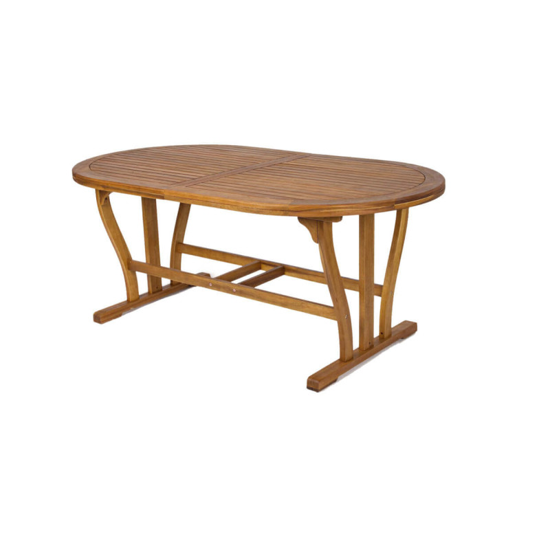 TURRIS - tavolo da giardino allungabile in legno massiccio di acacia